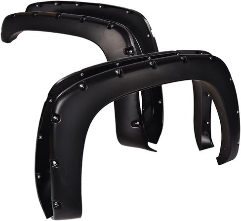 G-plus Fender Flares ، متوافقة مع 07-13 Chevy Silverado 1500/07-14 2500HD 3500HD ، 78.0 " in Kuwait