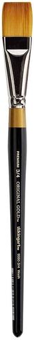 KINGART Original Gold 9550-1 1/2 Flat Wash Series Premium Golden Taklon Multimedia Artist Brushes for Acrylic, Watercolor & Oil in Saudi Arabia