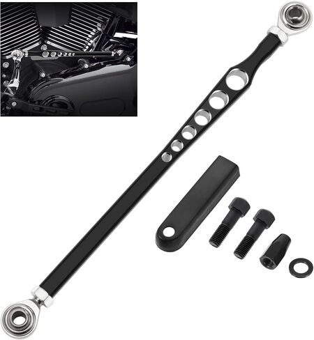 Amazicha Black Gear Shift Linkage متوافق مع Harley Softail Touring Electra Street Glide Road Road Road King Tri Glide 1986-2024 in Saudi Arabia