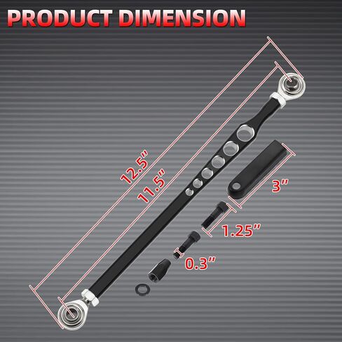 Amazicha Black Gear Shift Linkage متوافق مع Harley Softail Touring Electra Street Glide Road Road Road King Tri Glide 1986-2024 in Saudi Arabia