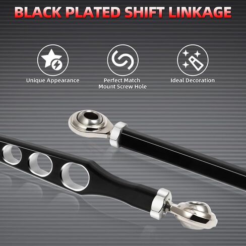 Amazicha Black Gear Shift Linkage متوافق مع Harley Softail Touring Electra Street Glide Road Road Road King Tri Glide 1986-2024 in Saudi Arabia