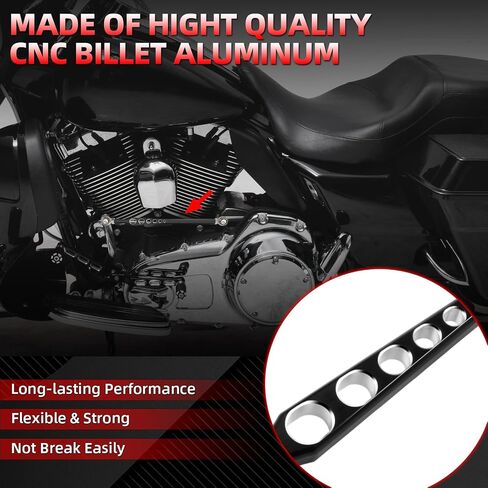 Amazicha Black Gear Shift Linkage متوافق مع Harley Softail Touring Electra Street Glide Road Road Road King Tri Glide 1986-2024 in Saudi Arabia