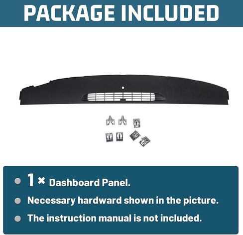 KUAFU Upper Dashboard Panel Compatible with 2007-2013 Chevy Silverado Suburban Tahoe/GMC Sierra Yukon Avalanche/Cadillac Escalade Replacement for 23224733 in Saudi Arabia