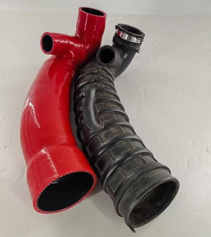 مشابك خرطوم معززة من السيليكون متوافقة مع مدخل Mini Cooper S 1.6 R56 Turbo (برتقالي) in Kuwait