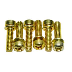 (6 Pack) 26-7 Throttle Base Plate Screws 12-24 Threads x 13/16" Fits for Holley Carburetor in Kuwait
