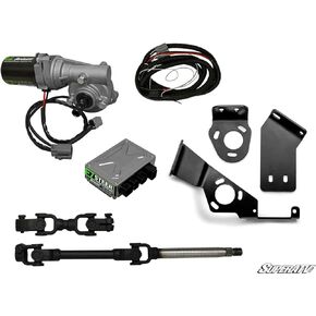 SuperATV Power Steering Kit for 2012+ John Deere Gator 835M | Reduces Steering Effort | 100% Plug and Play EZ-Steer Wiring | Eliminates Bump Steer