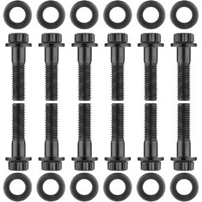 134-1202 chromoly reader header kit kit 3/8 ˝ ملاءمة واسعة لسلسلة شيفروليه جين III/ls LS1 LS2 LS3 LS6 مع 4.8 ، 5.3،5.7 6.0 ، 6.2،7.0 لتر (حزمة 12) in Kuwait