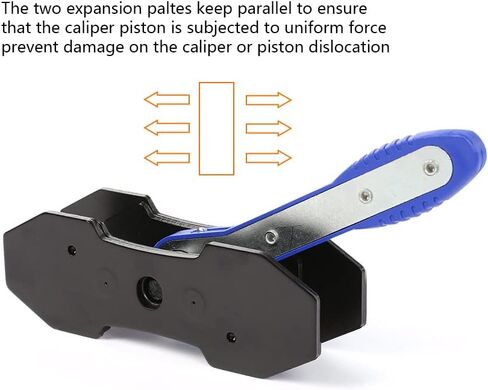 Cheda Ratcheting Brake Piston Spreader Cliper Padinstall Tool Press Ratchet متوافق مع معظم الشاحنات الكبيرة والمركبات التجارية مع أربع الفرجار المكبس (الأزرق) in Kuwait