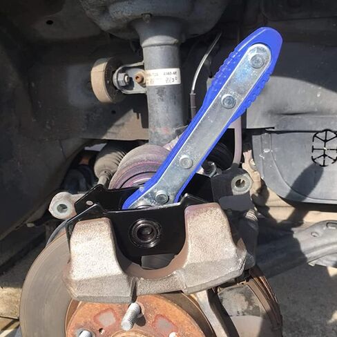 Cheda Ratcheting Brake Piston Spreader Cliper Padinstall Tool Press Ratchet متوافق مع معظم الشاحنات الكبيرة والمركبات التجارية مع أربع الفرجار المكبس (الأزرق) in Kuwait