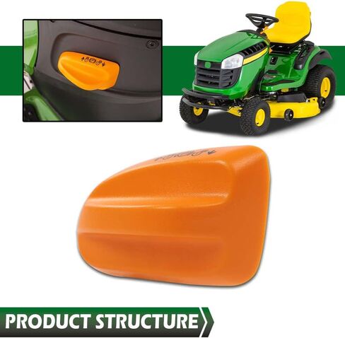 Grand Orange Stream Brake Knob متوافق مع John Deere D100 ، D105 ، D110 ، D120 ، D125 ، D130 ، D140 ، D150 ، D155 ، D160 ، D170 ، E100 ، E110 ، E120 ، E140 ، E140 ، E160 ، E170 ، E180 ، S205 ، S205 ، x115r in Kuwait