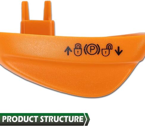 Grand Orange Stream Brake Knob متوافق مع John Deere D100 ، D105 ، D110 ، D120 ، D125 ، D130 ، D140 ، D150 ، D155 ، D160 ، D170 ، E100 ، E110 ، E120 ، E140 ، E140 ، E160 ، E170 ، E180 ، S205 ، S205 ، x115r in Kuwait