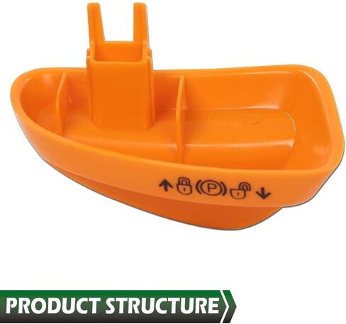 Grand Orange Stream Brake Knob متوافق مع John Deere D100 ، D105 ، D110 ، D120 ، D125 ، D130 ، D140 ، D150 ، D155 ، D160 ، D170 ، E100 ، E110 ، E120 ، E140 ، E140 ، E160 ، E170 ، E180 ، S205 ، S205 ، x115r in Kuwait