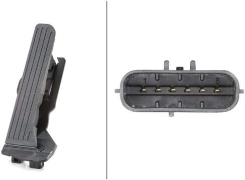 Hella 011040701 Accelerator Pedal Sensor 6pv ، Multi in Kuwait