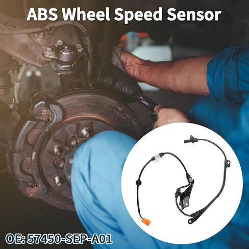 ABS Wheel Speed Sensor Front Right ABS Sensor Anti-Lock Braking System Sensor No.57450-SEP-A01 for Acura TL 2004-2008 in Kuwait