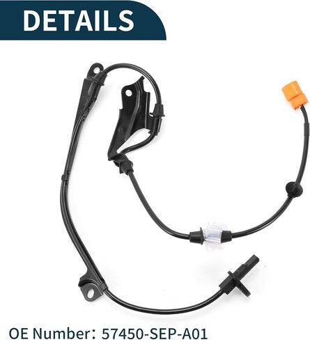 ABS Wheel Speed Sensor Front Right ABS Sensor Anti-Lock Braking System Sensor No.57450-SEP-A01 for Acura TL 2004-2008 in Kuwait