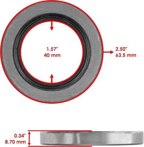 Caltric 61in 72in Deck Spindle Seal متوافق مع البساطة 5901798 5901799 84003323 5049445 in Kuwait
