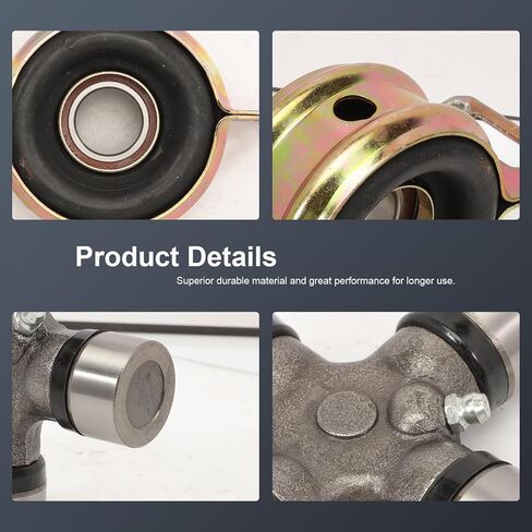 Drive Shaft Center Support Bearing Assembly 372300K040 U-Joints Kit 5-213X for Tacoma 2005-2015, T-100 1993-1998, Tundra 2000-2019 2WD 4WD, 3723034040, 3723035120, 37230-35130 in Saudi Arabia