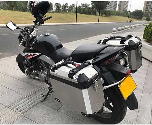 Motorcycle Side Box Handle Flexible ADV Motorbike Luggage Mounting Strap Carry Handle for Pannier Side Box Aluminium Top Case in Saudi Arabia