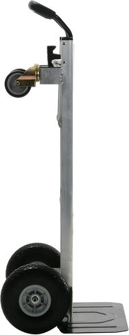 COSCO 3-in-1 Assist Series Aluminum Hand Truck/Cart with Flat Free Wheels, 800 lb/1000 lb Capacity, Silver in Saudi Arabia