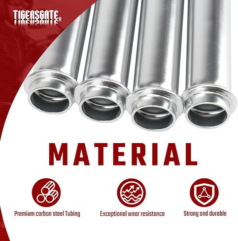 Adjustable Pushrods Covers Kit for 1999-2017 Harley Twin Cam Softail Dyna Touring Model (Excludes 2017 Touring)，Chrome in Saudi Arabia