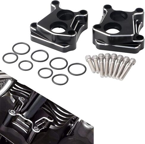 CNC Engine Black Pushrod Tube Tube Kit for Harley Twin Cam Softail Dyna Touring Road King Electra Glide 1999-2017 in Saudi Arabia