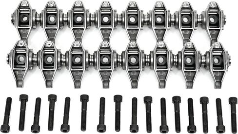 ميشيغان Motorsports LS1 Rocker Arms مع ترقية الترقية | تم تجميعها مسبقًا لمحركات GM LS | يناسب 4.8 5.3 5.7 6.0 LS2 LS6 LQ4 LQ9 LY5 LM7 L33 | تعزيز المتانة والأداء in Kuwait