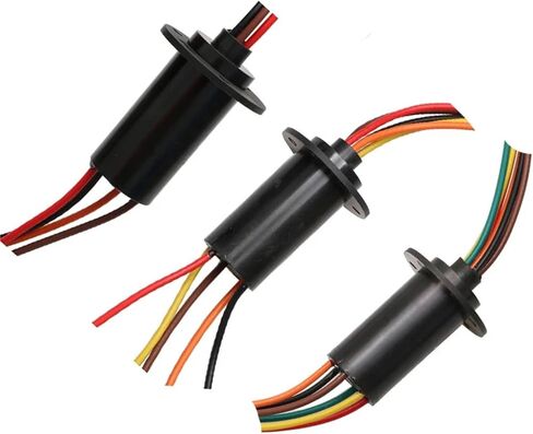 1PCS Dia 31mm 4/5/6CH 30A Large Current Wind Power Slipring Image Signal Transmission Rotary Joint Electric Conductive Slip Ring(Dia 31mm 5CH 30A) in Kuwait