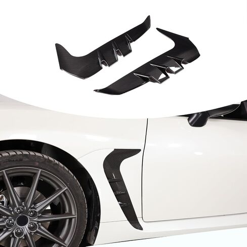 غطاء فتحة تهوية جانبية للسيارة من أجل Subaru BRZ Toyota 86 2022 ملصق جانبي للحاجز الجانبي للتهوية (ألياف الكربون) in Saudi Arabia