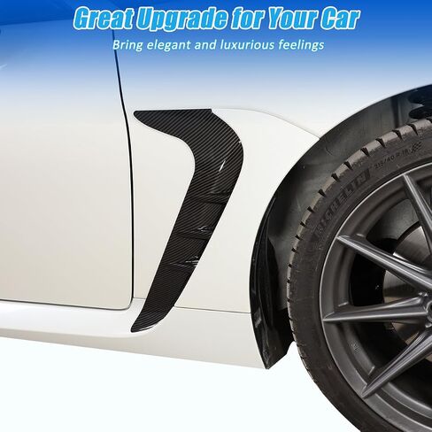 غطاء فتحة تهوية جانبية للسيارة من أجل Subaru BRZ Toyota 86 2022 ملصق جانبي للحاجز الجانبي للتهوية (ألياف الكربون) in Saudi Arabia