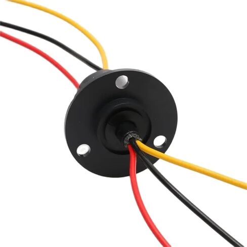 1PCS Wind Power Large Current 15A/30A 3CH Channels Slip Ring Dia.22mm Rotate Connector Sliprings Signal Conductive Rotary Joint(Dia 22mm 3CH 15A) in Saudi Arabia