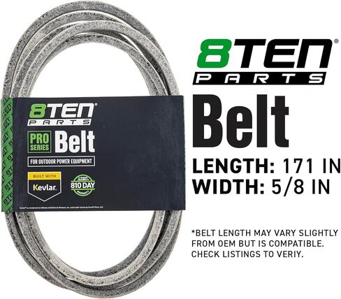 حزام kevlar 8 من Kubota RCK60P-400Z Z422KWT Z452KWTI Z421KWT 60 بوصة سطح السفينة K5653-36740 171 X 5/8 in Kuwait