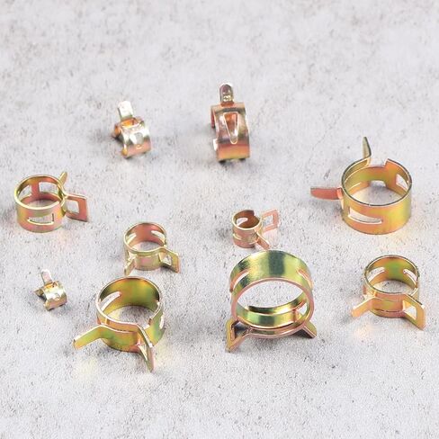 100pcs 6-22mm خرطوم الزنبرك المشابك خط الوقود خط الفراغ السيليكون مشبك أنابيب انخفاض ضغط الهواء مشبك الهواء والتغليف استبدال السيارات مجموعة التشويش in Saudi Arabia