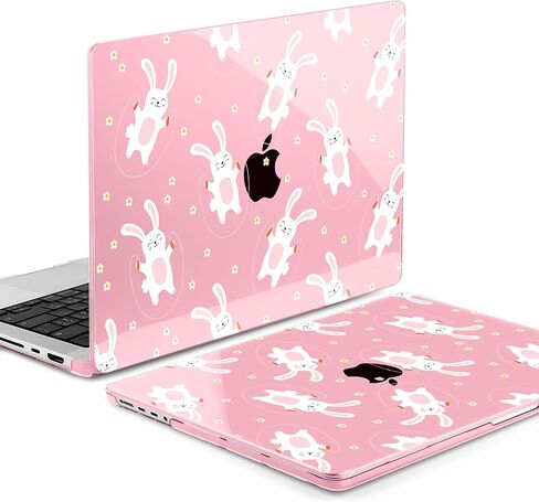 حافظة MEEgoodo لجهاز M3 MacBook Pro مقاس 16 بوصة 2023 2021، غطاء شفاف غير لامع مناسب للطراز A2991 A2780 A2485 M2 M1، غطاء بلاستيكي ناعم للكمبيوتر المحمول مقاس 16.2 بوصة، غطاء صلب لجهاز MacBook Pro M3، أقحوان أبيض in Kuwait