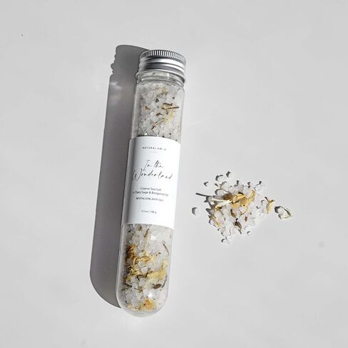 مجموعة هدايا ملح الاستحمام المصنوعة يدويًا مكونة من 6 قطع، طبيعية بالكامل، معطرة بالزيوت العطرية، هدية للنساء in Kuwait