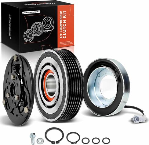 A-Premium Air Complementer AC Comuts Clutch Kit المتوافقة مع Subaru Forester 2014-2018 ، Impreza 2012-2016 ، Crosstrek 2016 ، XV Crosstrek 2013-2023 ، WRX 2015-2020 ، 2.0L 2.5L in Saudi Arabia