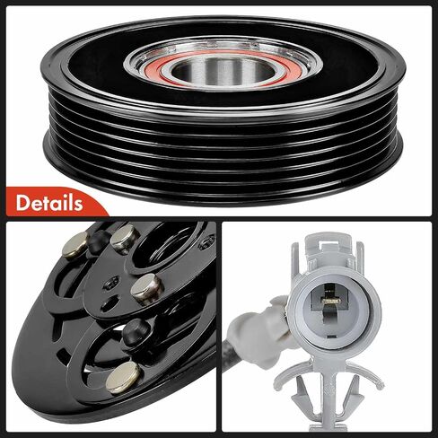 A-Premium Air Complementer AC Comuts Clutch Kit المتوافقة مع Subaru Forester 2014-2018 ، Impreza 2012-2016 ، Crosstrek 2016 ، XV Crosstrek 2013-2023 ، WRX 2015-2020 ، 2.0L 2.5L in Saudi Arabia