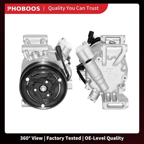 ضاغط Phoboos A/C مع القابض متوافق مع Honda CR-V 2017-2022 ، Honda Civic 2016-2021 ، L4 1.5L. تبريد سريع ، ضوضاء منخفضة ، تسهيل التثبيت ، المرجع. CO-29304C ، 198277 in Kuwait