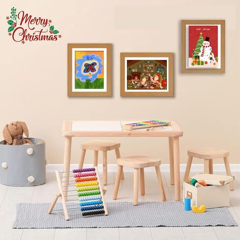 Kids Art Frame, 8.5x11 Kids Artwork Frames Changeable, Front Opening Art Display for Kids Artwork, Kids Art Frames Holds 100 Pcs, for Children Art Projects, 3D Picture, A4 Art-Work, Crafts, Children in Kuwait