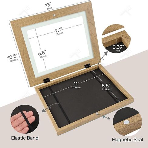 Kids Art Frame, 8.5x11 Kids Artwork Frames Changeable, Front Opening Art Display for Kids Artwork, Kids Art Frames Holds 100 Pcs, for Children Art Projects, 3D Picture, A4 Art-Work, Crafts, Children in Kuwait