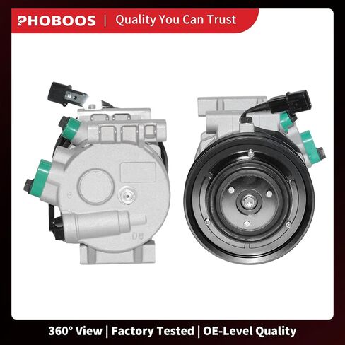 ضاغط Phoboos A/C مع القابض متوافق مع Hyundai Accent 2012-2017 ، Kia Rio 2012-2017 ، L4 1.6L. تبريد سريع ، ضوضاء منخفضة ، تسهيل التثبيت ، المرجع. CO-20765C ، 178324 in Saudi Arabia