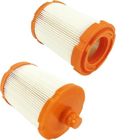 84002310 A/C Cartridge Fil-ter Fit For B&S 14HP Vanguard 400 Series Engine Rep SA120009 SL5996 (Orange-Pack 2) in Saudi Arabia