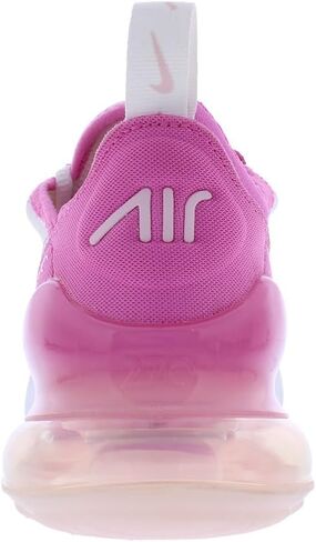 حذاء Nike Air Max 270 للأطفال الكبار (943345-116، أبيض/سبج داكن/فوشيا دريم) مقاس 6.5 in Saudi Arabia
