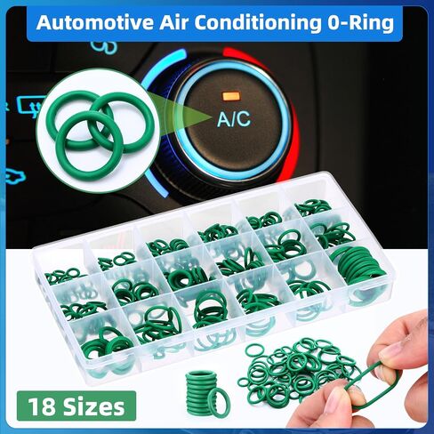 طقم إصلاح AC Car ، أجزاء 15-10422 تراكم تكييف الهواء ، أنبوب فتحة تكييف الهواء ، 270pcs حلقات HNBR O ، 60pcs أختام ضاغط لخدمة نظام A/C in Kuwait