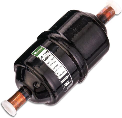 Refrigerant Filter Drier 3/8'' Sweat Connection DFL-083S for CFC, HCFC, HFC Fits 1 to 5 Tons HVAC & Refrigeration Systems in Kuwait