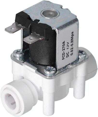 صمام الملف اللولبي الكهربائي ، اتصال سريع 3/8 بوصة ، DC 12V/24V ، مغلق عادة ، ABS البلاستيك ، لأنظمة المياه (3/8 220 فولت) in Kuwait