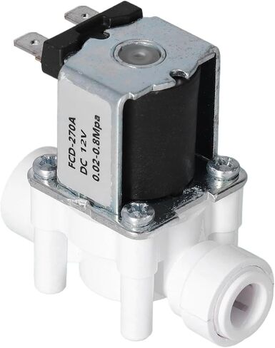 صمام الملف اللولبي الكهربائي ، اتصال سريع 3/8 بوصة ، DC 12V/24V ، مغلق عادة ، ABS البلاستيك ، لأنظمة المياه (3/8 220 فولت) in Kuwait