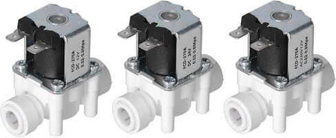 صمام الملف اللولبي الكهربائي ، اتصال سريع 3/8 بوصة ، DC 12V/24V ، مغلق عادة ، ABS البلاستيك ، لأنظمة المياه (3/8 220 فولت) in Kuwait