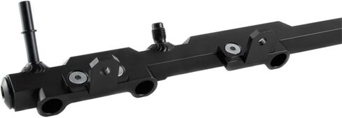 1PCS BILLET Aluminium FUEL DAIR متوافقة مع Jeep Wrangler TJ/Cherokee XJ 4.0L (Black) 1997 ~ 2001 98 99 00 in Kuwait