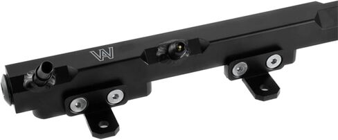 1PCS BILLET Aluminium FUEL DAIR متوافقة مع Jeep Wrangler TJ/Cherokee XJ 4.0L (Black) 1997 ~ 2001 98 99 00 in Kuwait