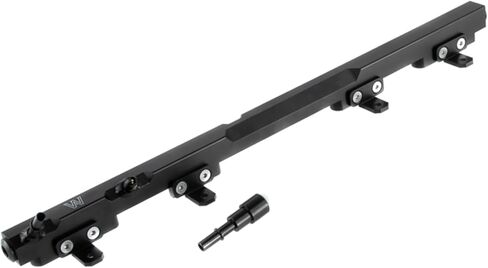 1PCS BILLET Aluminium FUEL DAIR متوافقة مع Jeep Wrangler TJ/Cherokee XJ 4.0L (Black) 1997 ~ 2001 98 99 00 in Kuwait
